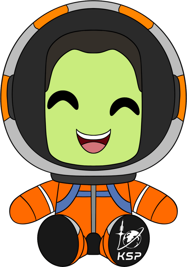 Kerbal Space Program Male Plush (9in)