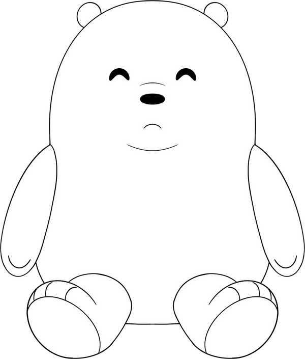 Ice Bear Plush (9in)