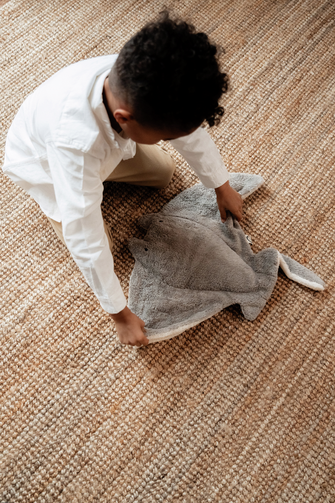 Peluche de manta raya grande | Gris