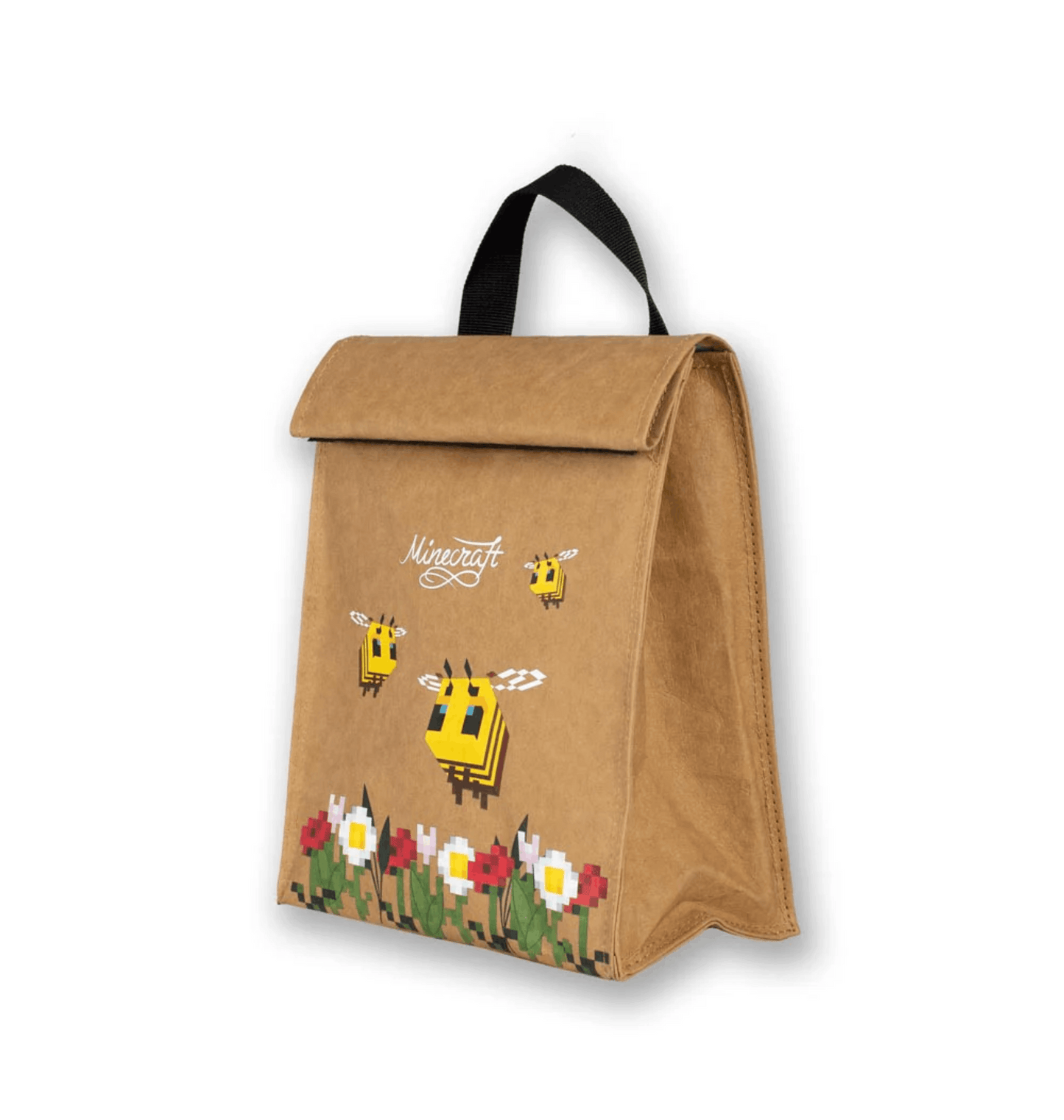 Sac repas isotherme Minecraft Abeilles pliable