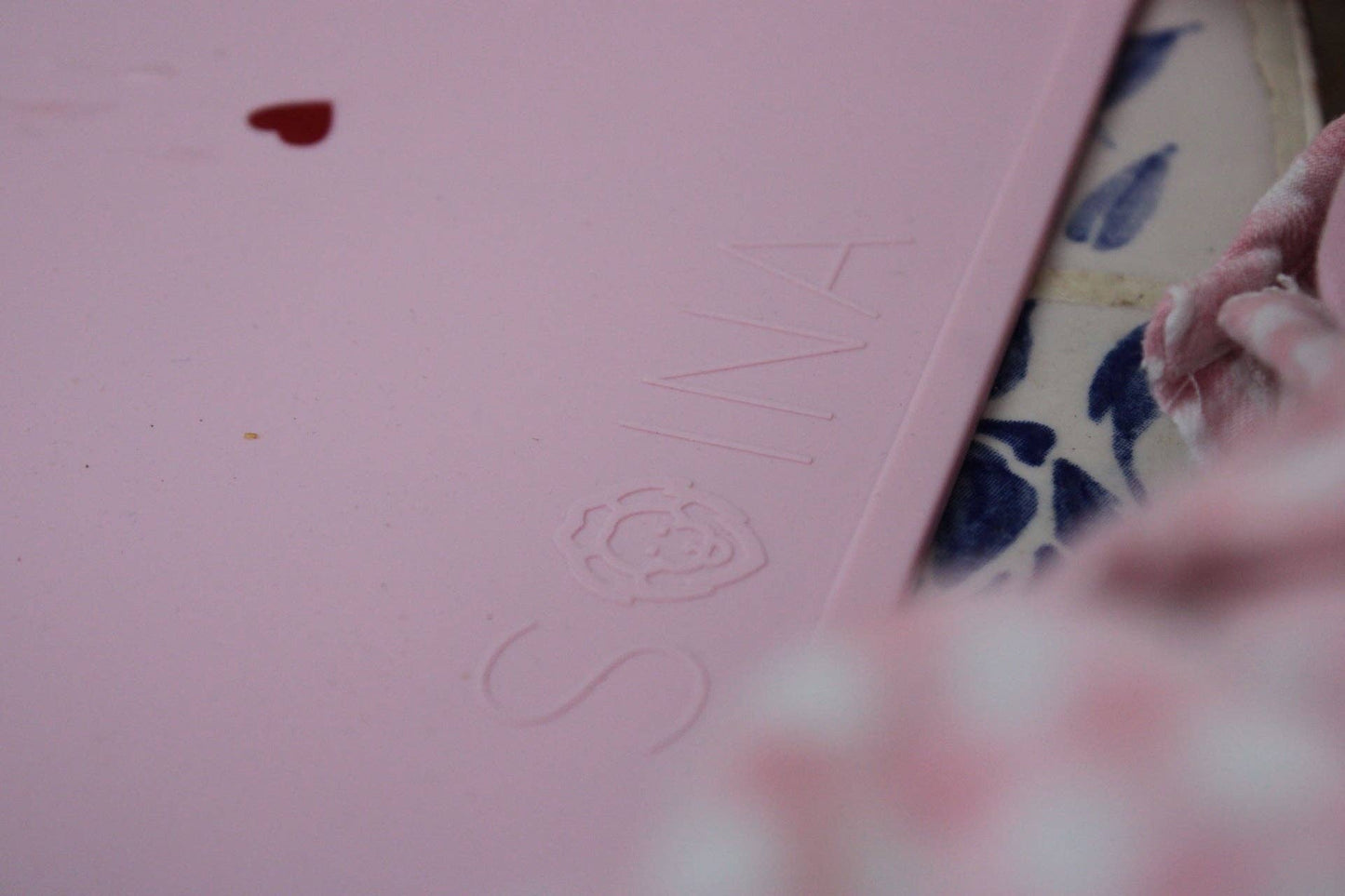 Set de sets de table en silicone Amore - Rose