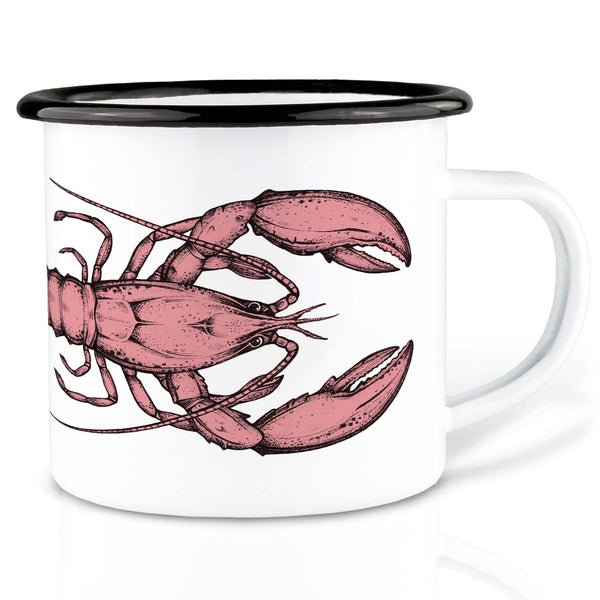 Tazza smaltata – Aragosta
