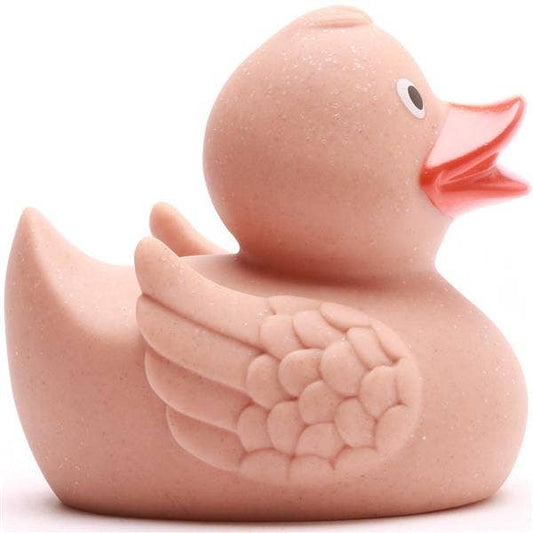 Canard de bain en blé - rose - canard en caoutchouc