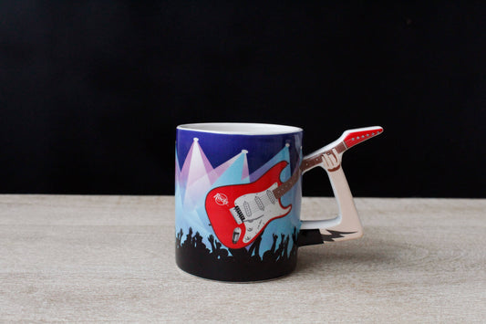 Mug Rock avec guitare électrique