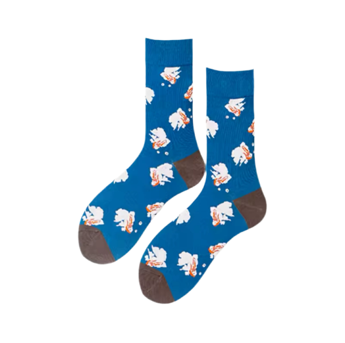 chaussettes poissons combattants mrcol