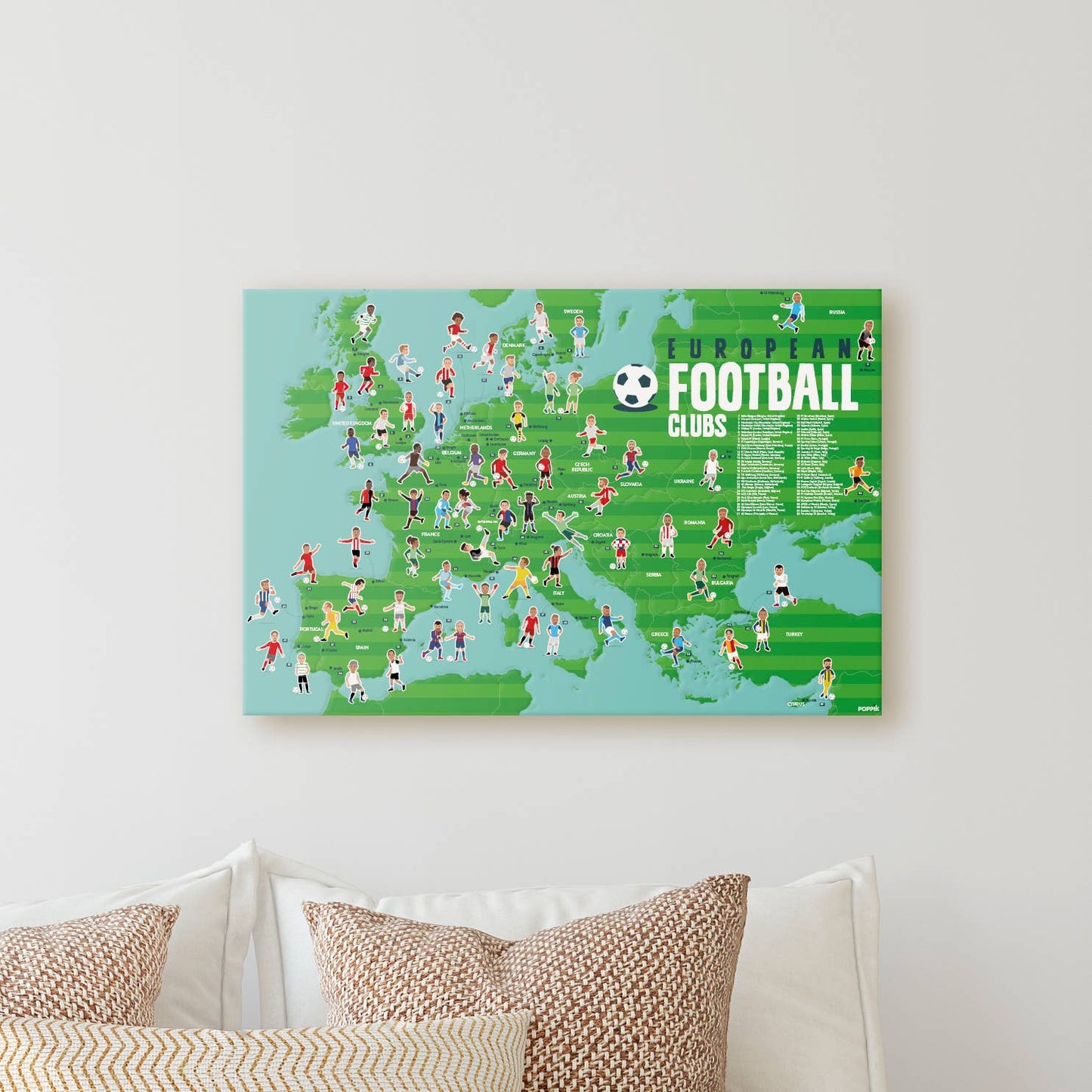 Football - - Sticker poster - Discovery 5 +
