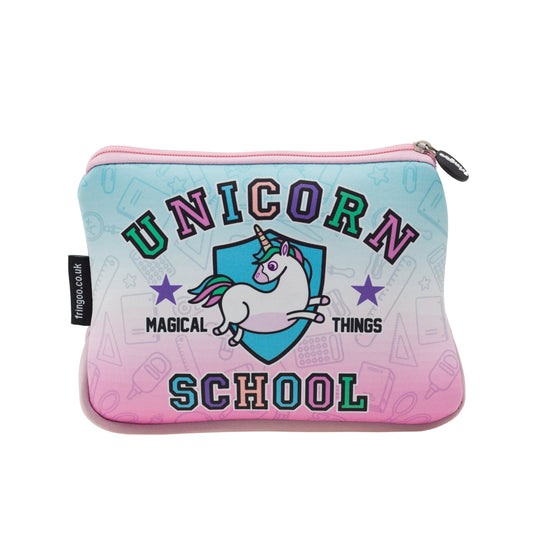 Grande trousse scolaire imprimée – licorne scolaire