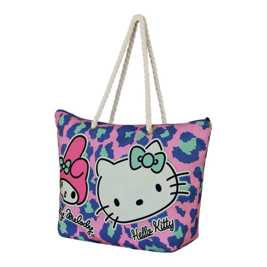sac de plage sanrio hello kitty safari karactermania