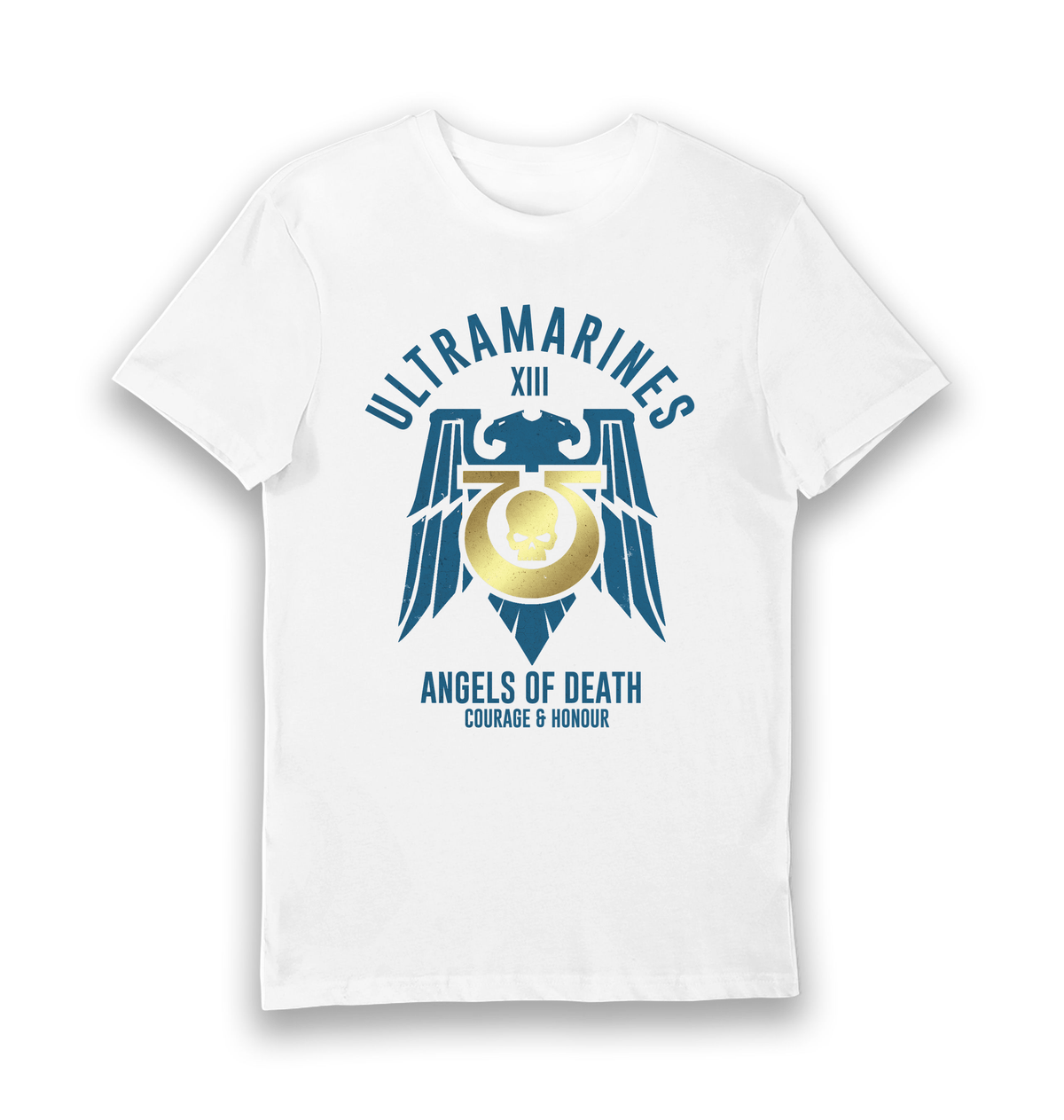 T-shirt adulte Warhammer 40,000 Ultramarines Courage and Honour