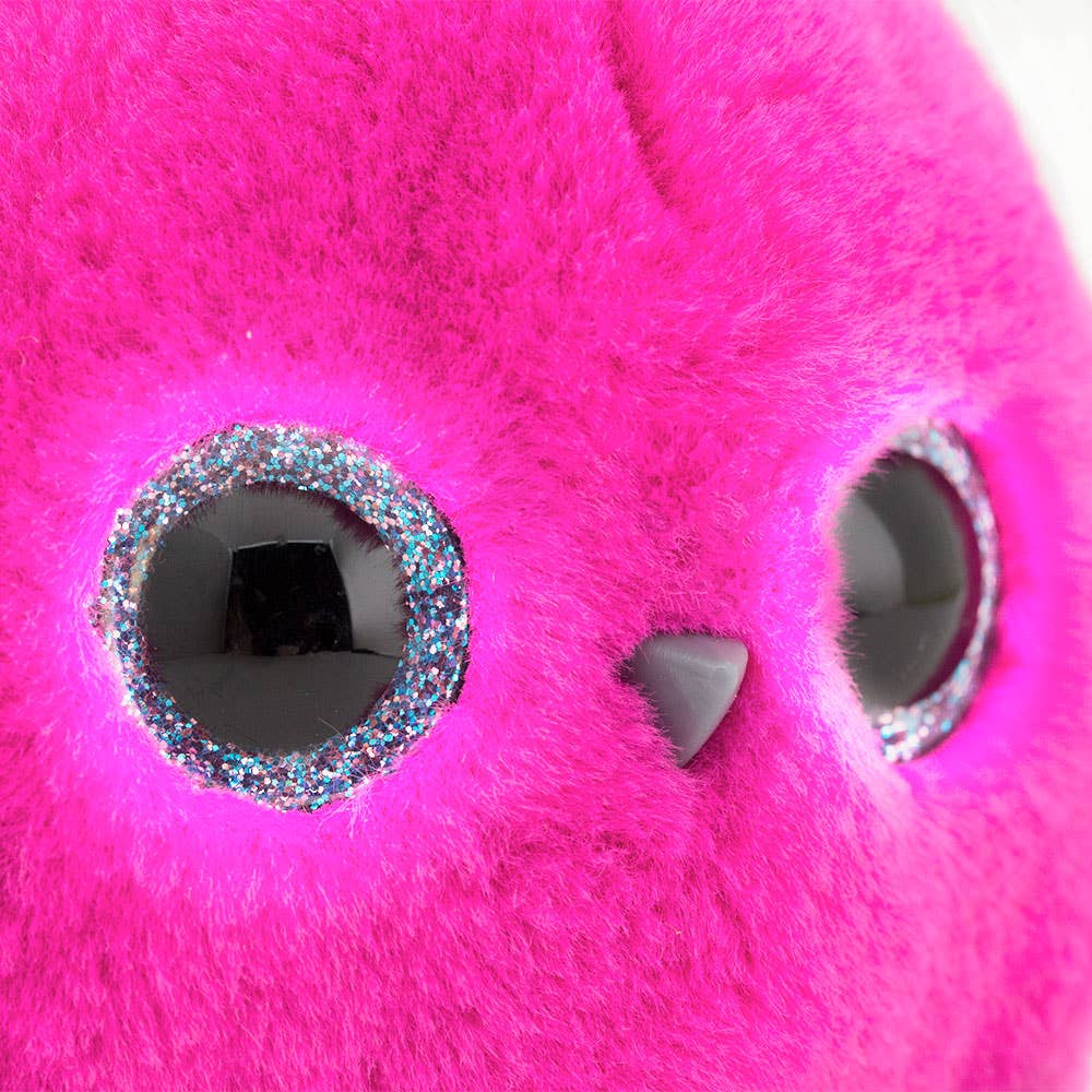 Whozie en peluche : Yeux lumineux *Interactif - 13 cm