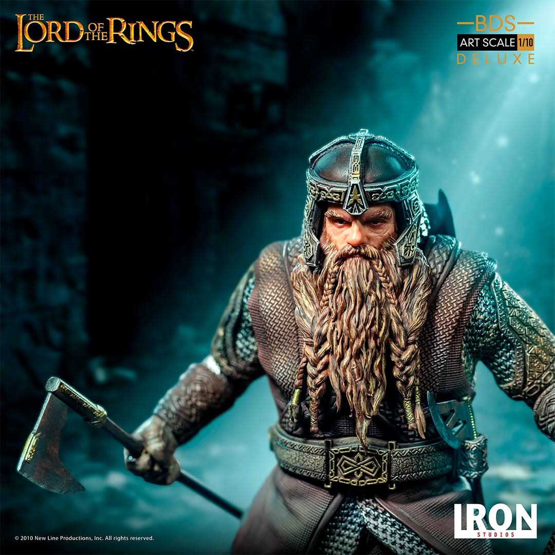 Statue Gimli Deluxe - Lord Of The Rings - Art Scale 1/10 - The Fellowship of the Ring