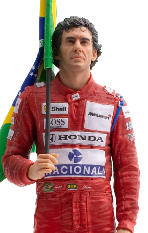 Statue Ayrton Senna Deluxe - GP Brazil 1991 - Art Scale 1/10