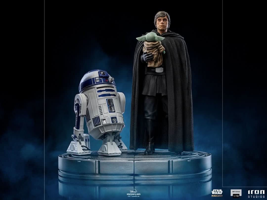Statue Luke Skywalker and Grogu - Star Wars: The Mandalorian - Art Scale 1/10