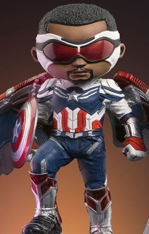 Figurine Captain America Sam Wilson - The Falcon and the Winter Soldier - Mini Co. - Marvel