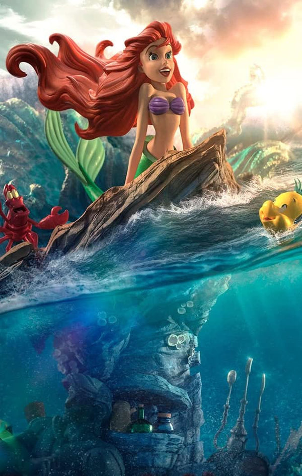 Statue Little Mermaid Deluxe - Disney 100th - Little Mermaid - Art Scale 1/10