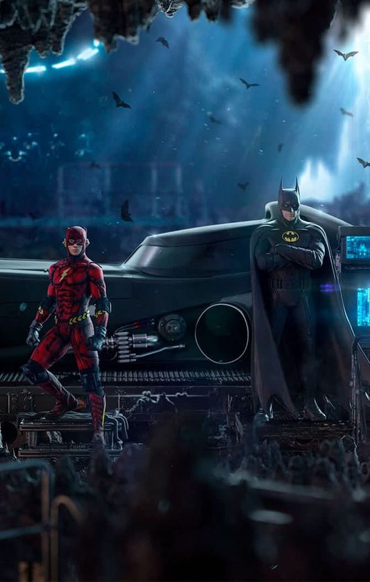 Deluxe Batmobile - The Flash Movie - Art Scale 1/10 - Iron Studios