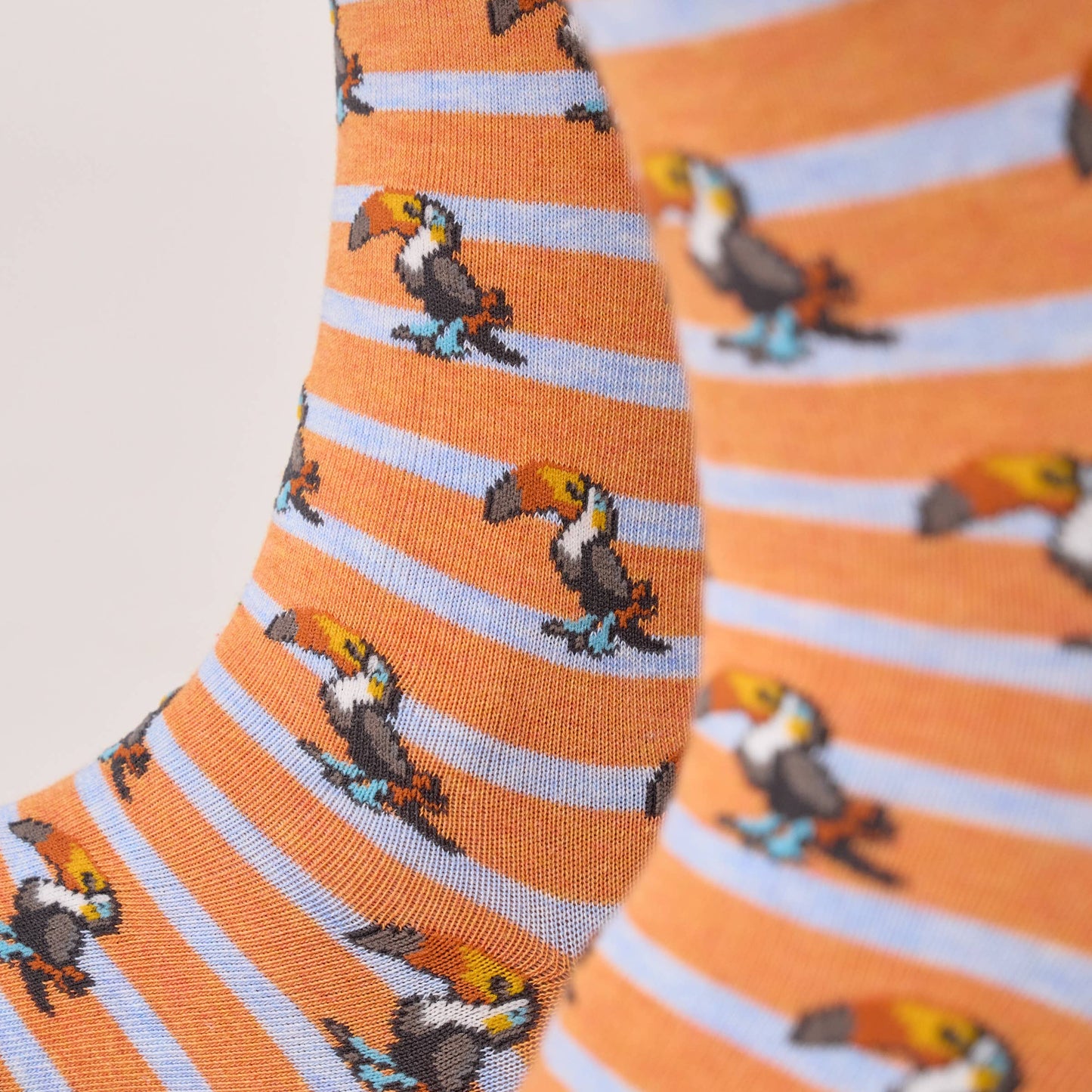 Chaussettes en coton peigné animaux - Toucan