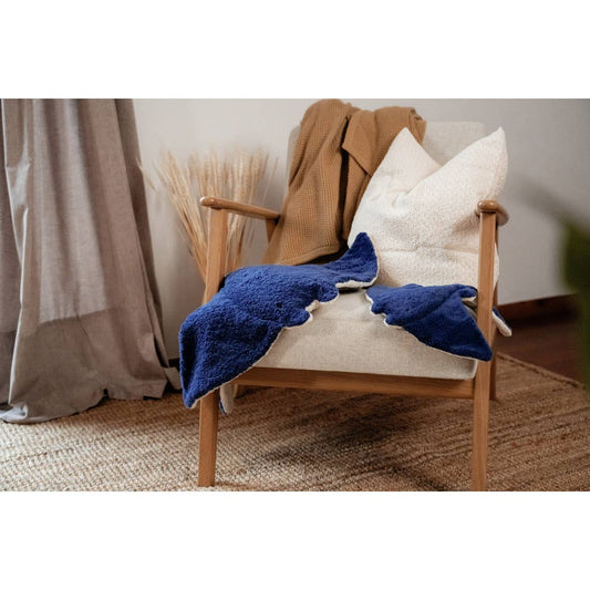 Peluche Raie Manta Grande | Bleu