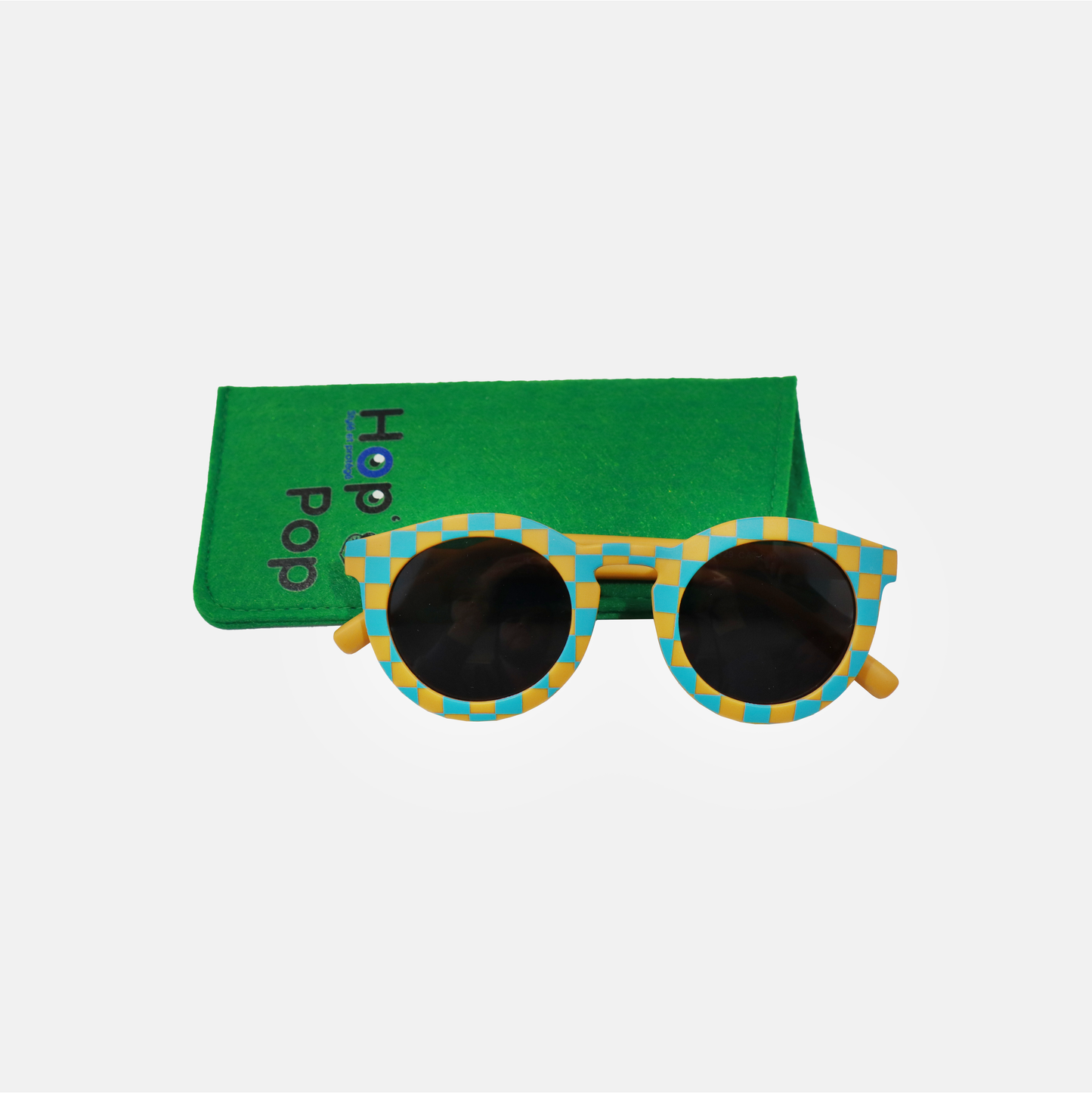 Gafas de sol para adultos - Azul Vichy a juego