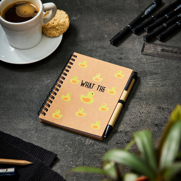 Carnet A6 Canards "What The Duck"