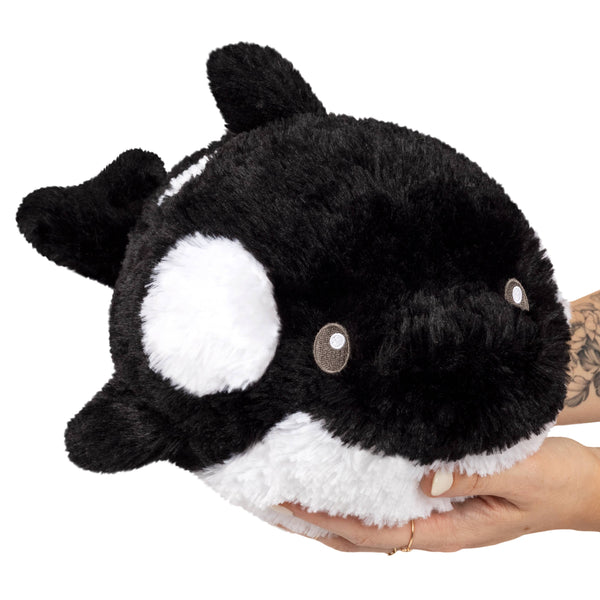 Mini peluche de orca aplastable