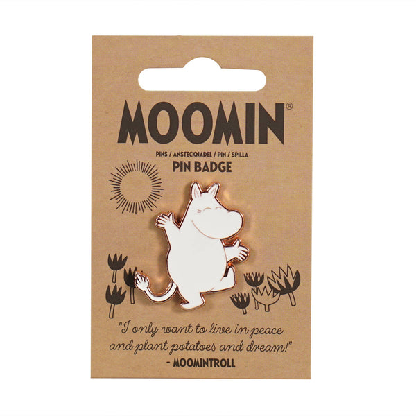 Moomin Troll metal pin
