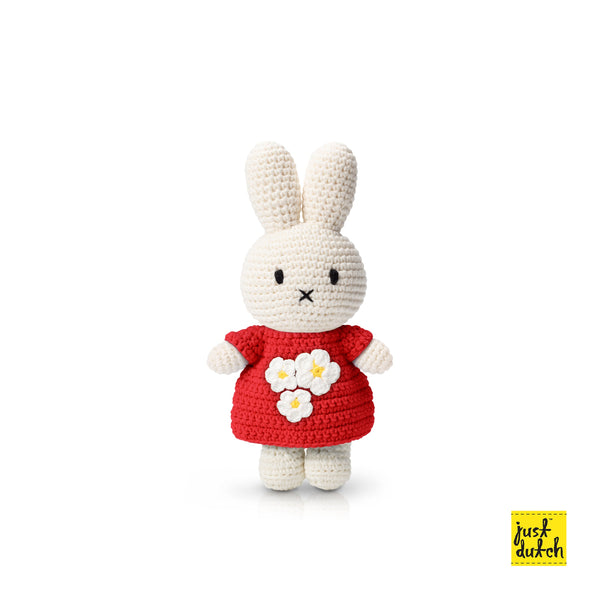 Peluche Miffy – Vestito Rosso di Compleanno