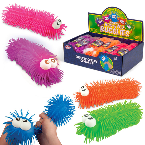 Insectes aux yeux ronds et clignotants