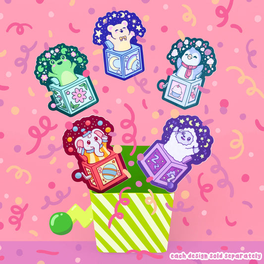 Autocollant Pingouin Glaces "Jack in the Box"