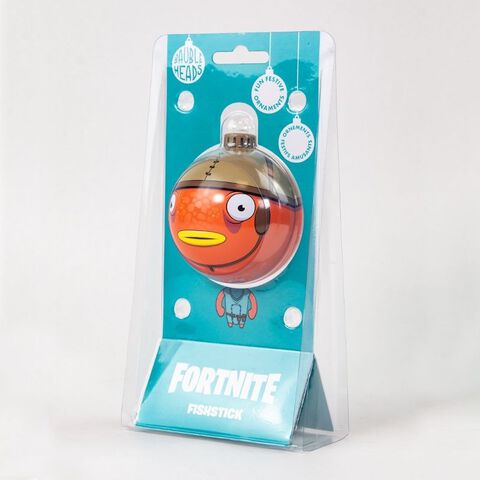 Bola navideña de palitos de pescado