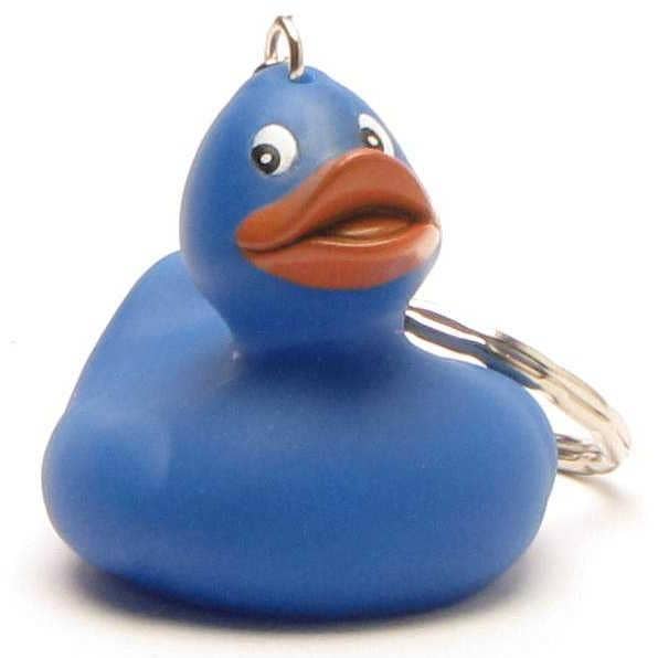 Llavero de pato azul