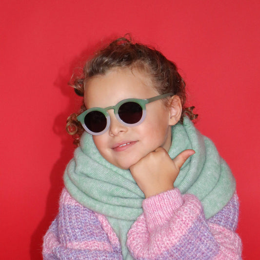 Kinderzonnebrillen - Categorie 3 - Tweekleurig transparant
