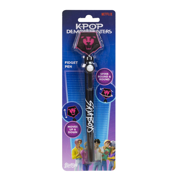 KPop Demon Hunters - Stylo fidget incl. figurine de collection - Saja Boys