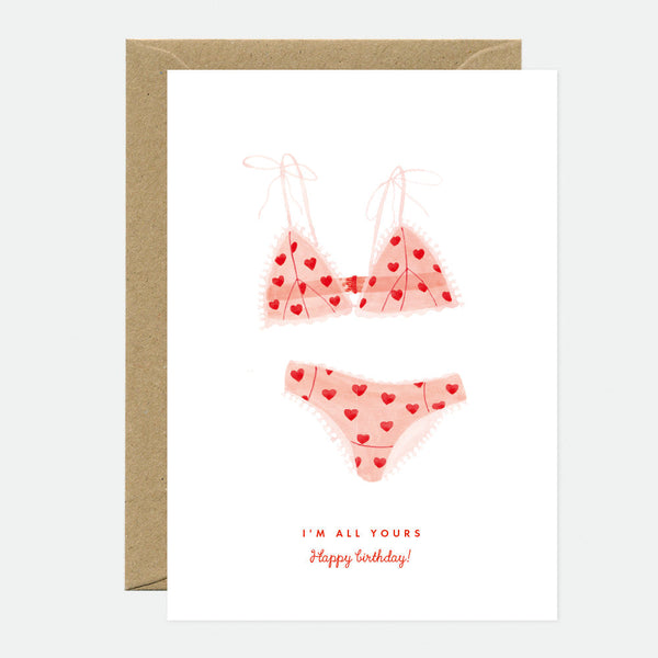 Sexy Underwear - Carte de voeux