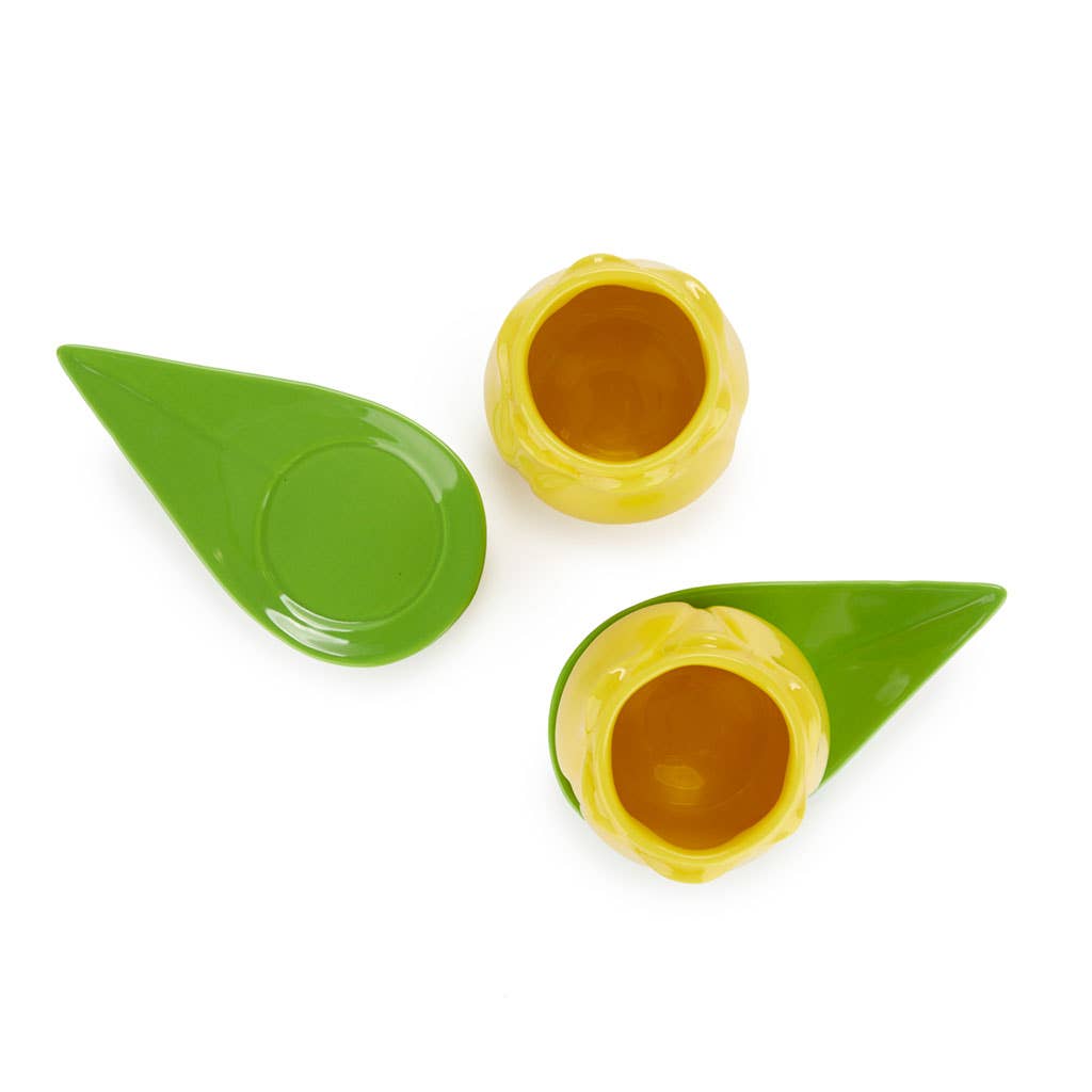 Set di tazze da caffè Yellow Tulip