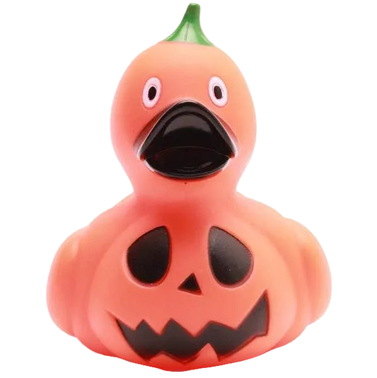 Pato calabaza de Halloween