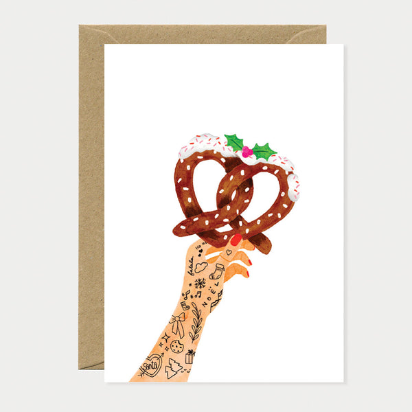 Christmas bretzel - Greeting card