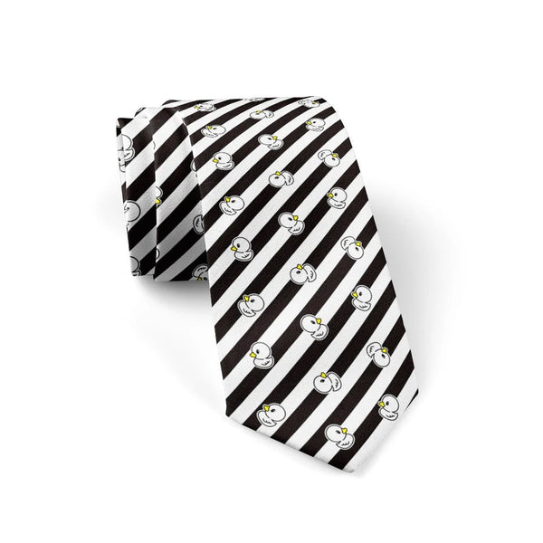 Corbata de rayas de pato