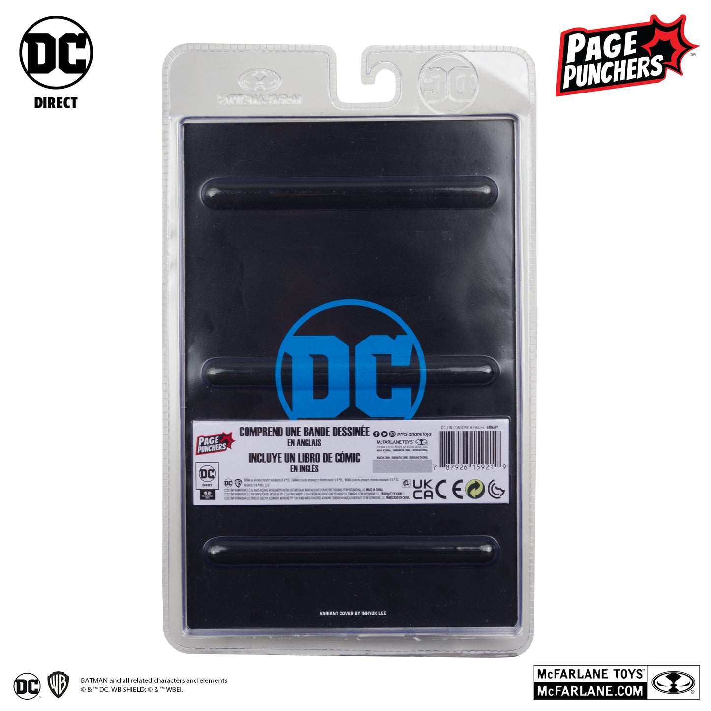 Figurine Batman avec Comic Batman: Fighting The Frozen (Page Punchers)