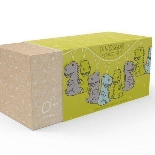 Green Dinosaur LED String Lights