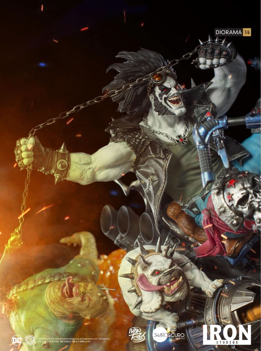 Lobo 1/6 Diorama Statue - By Ivan Reis - DC Comics - Iron Studios