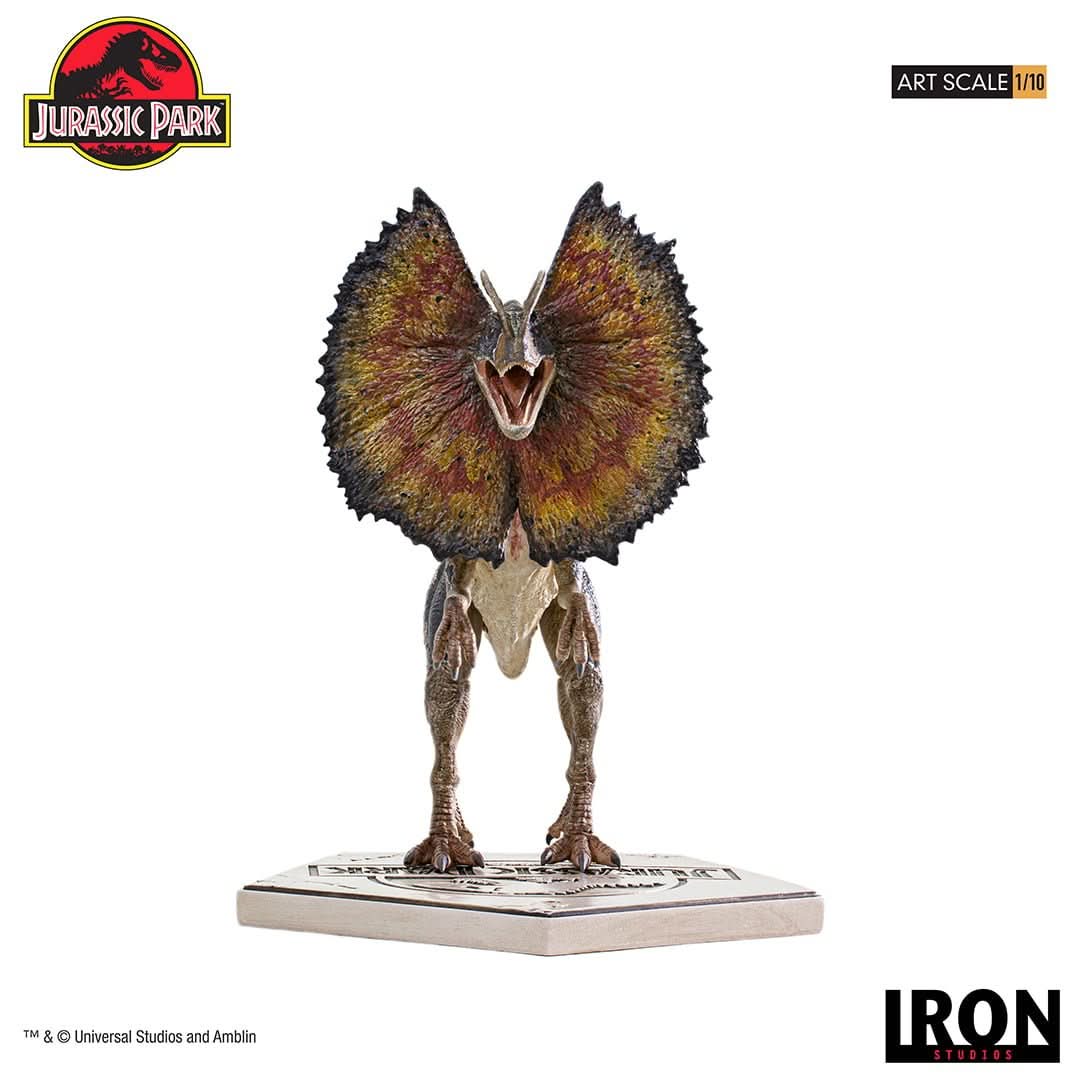 Statue Dilophosaurus - Jurassic Park - Art Scale 1/10