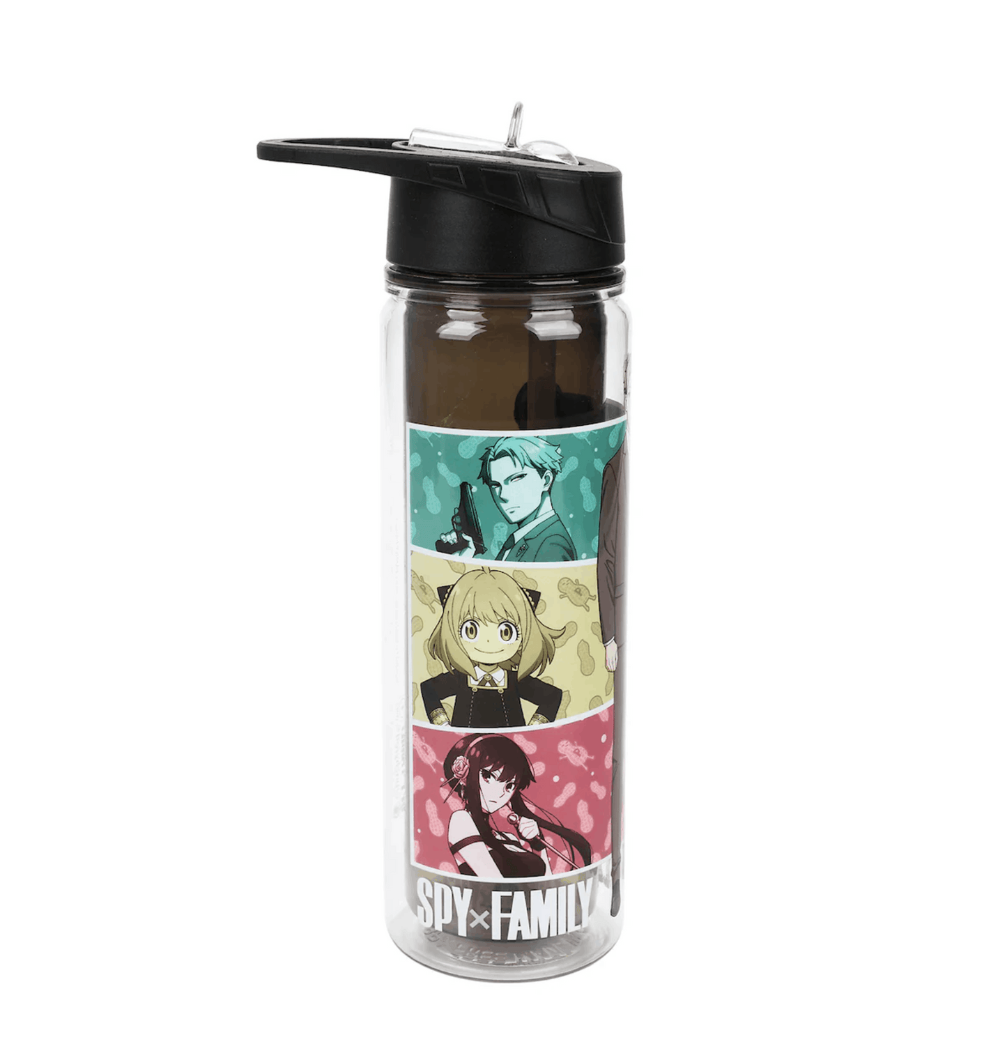 Gourde plastique Spy x Family personnages 16 oz