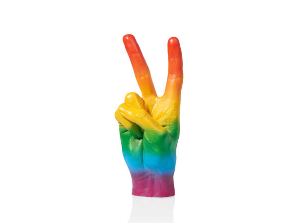 Sculpture Main Peace Arc-en-Ciel – Bitten
