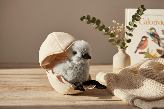 Peluche de huevo de patito feo