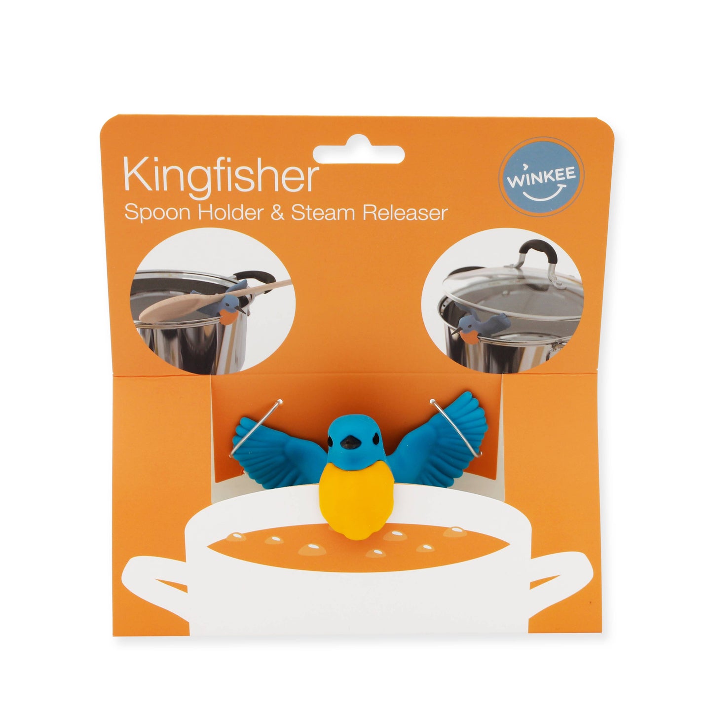 IJsvogel pannenbeschermer en lepelhouder