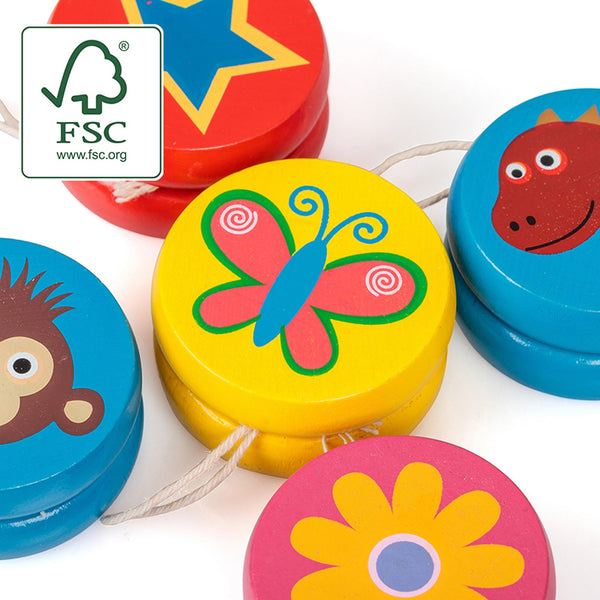 MINI YOYO EN BOIS