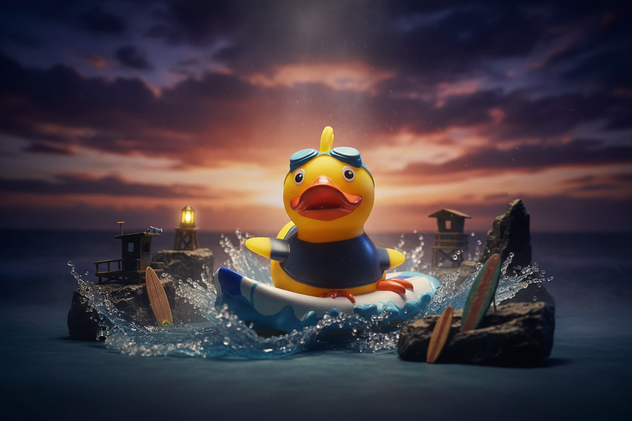 Surfer Duck