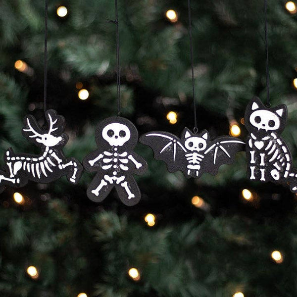 Décorations à suspendre en forme de Squelettes Pain d’Épice