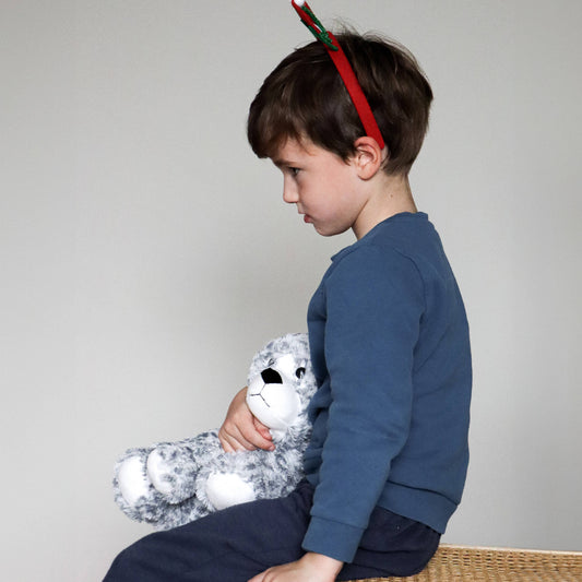 Warmies ヒョウ柄ぬいぐるみ湯たんぽ